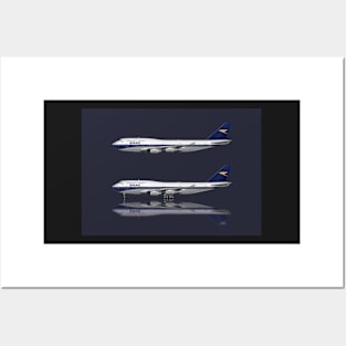 British airways 747-400 BOAC Livery Posters and Art